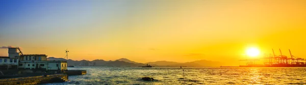 Günbatımı Gulangyu adacık Adası
