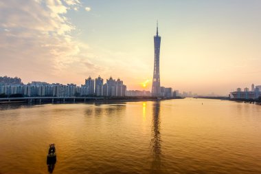 Guangzhou şehir manzarası