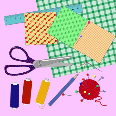 Resimde. Patchwork sınıf.