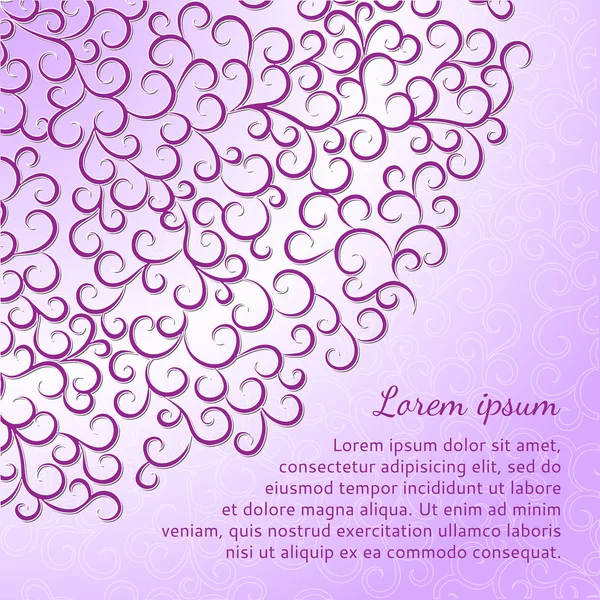 Bükülmüş bir süs soyut gösteren resim. 