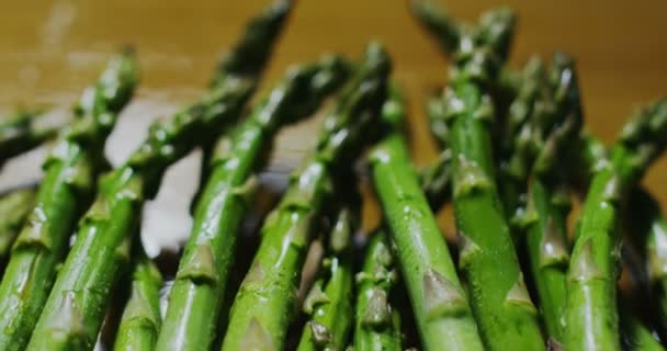 Freschezza degli asparagi al rallentatore — Video Stock