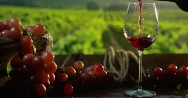 kırmızı şarap cam dökme sommelier