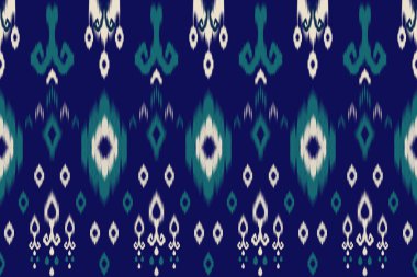 Soyut ikat sanat desenli tasarım. Özbekistan ikat soyut etnik tarzı. arkaplan, duvar kağıdı, sanat, giysi, tekstil, halı, baskı, Özbek kumaşı