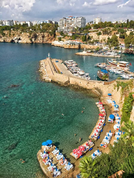 Puerto Deportivo Ciudad Vieja Antalya Turquía — Foto de Stock