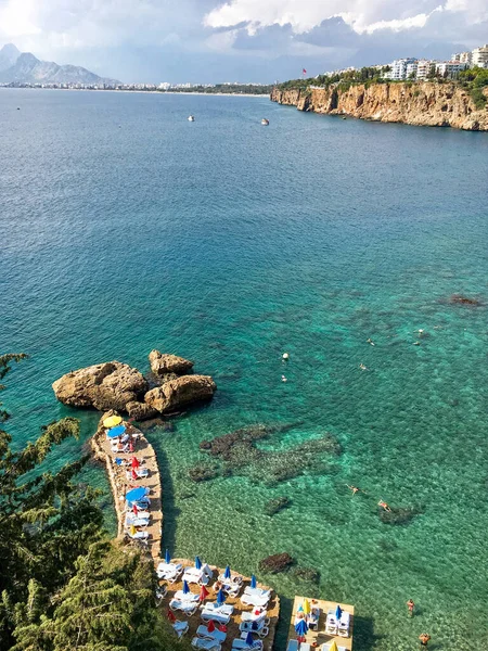 Puerto Deportivo Ciudad Vieja Antalya Turquía — Foto de Stock