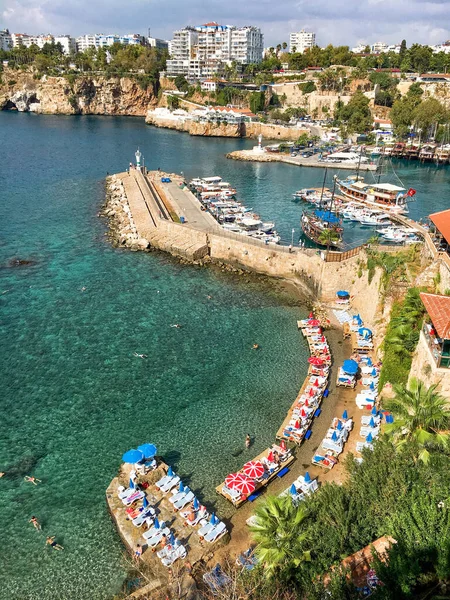 Puerto Deportivo Ciudad Vieja Antalya Turquía — Foto de Stock