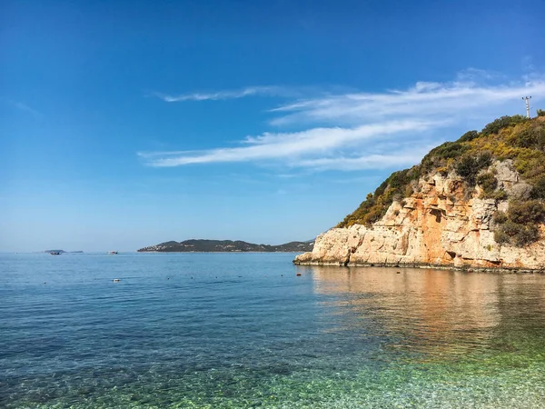 Γραφικό Τοπίο Ακτών Της Μεσογείου — Φωτογραφία Αρχείου