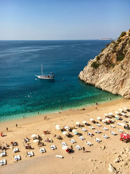 Playa Kaputaj Escénica Turquía — Foto de Stock