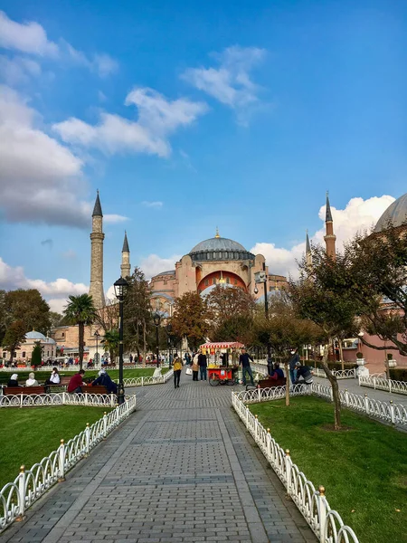 Istanbul Turkey Oktober 2020 Hagia Sophias Moské Sultanahmet — Stockfoto