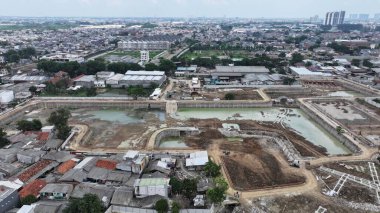 Hollanda 'nın başkentinin havadan görünüşü