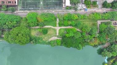 Çin 'in başkentinin havadan görünüşü