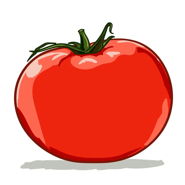 Tomate vermelho maduro —  Vetores de Stock