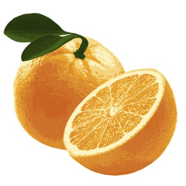 turuncu yeşil yaprakları ile