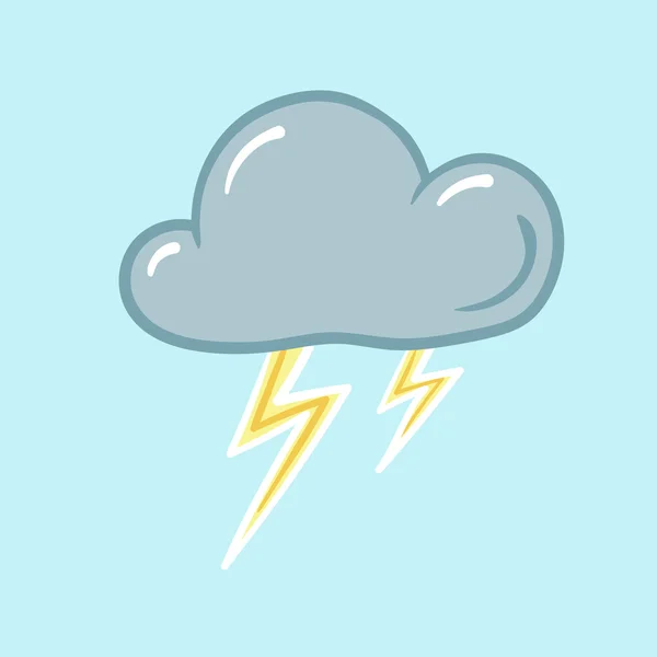 Fırtına vektör simgesi