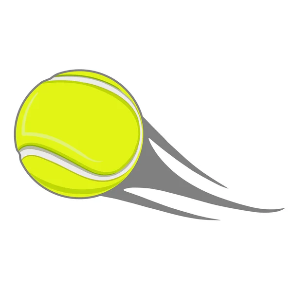 黄色いテニスボール — ストックベクタ
