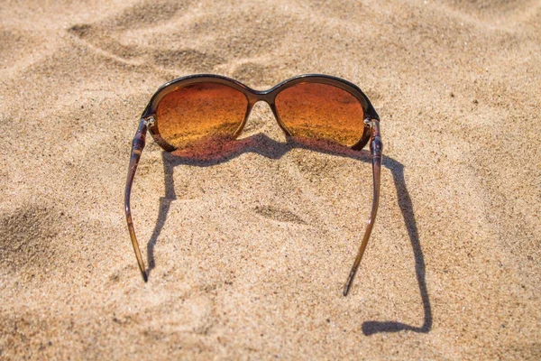 Kumda güneş gözlüğü