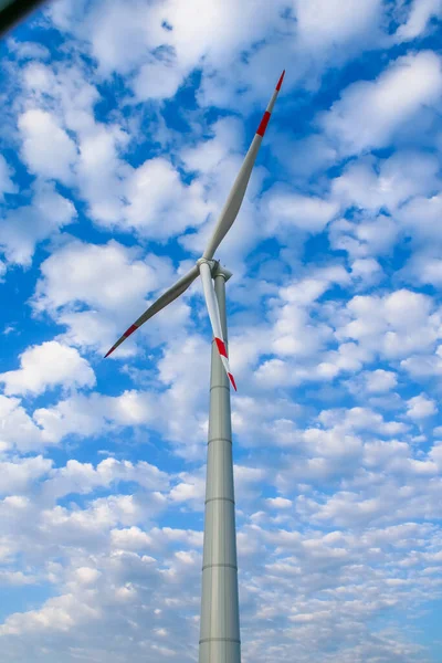 Windmill Park Huge Windmill Generator Turbines Alternative Energy — Stock Photo, Image