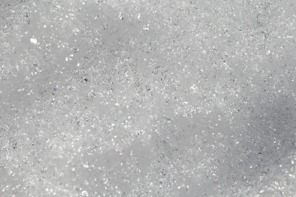 Nieve de invierno. Textura de nieve Vista superior de la nieve. Diseño de texturas. Textura blanca y nevada. Copos de nieve. —  Fotos de Stock