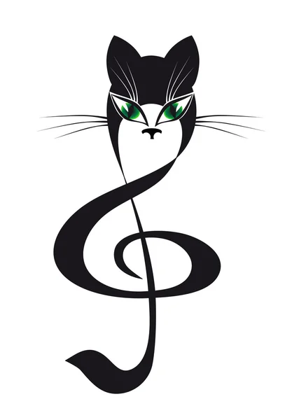 tiz nota anahtarı kedi yeşil gözlü, müzik