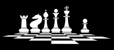 Satranç. Soyut resim. oyun Yarışması