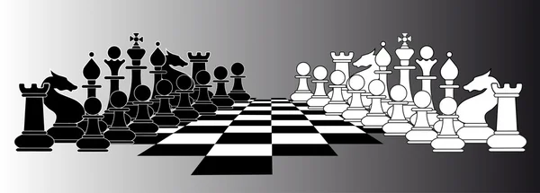 Abstract Chess Game Wallpaper Background Header Stock Illustration