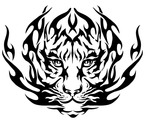 kaplan görüntü, tasarım dövme, amblem, logo
