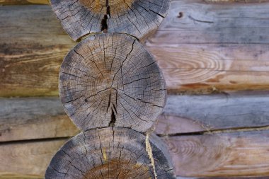 Ahşap günlükleri doku closeup arka plan