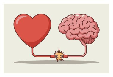 Kalp ve beyin bağlantısı kavramı duygu ve zihin dengesini gösteriyor