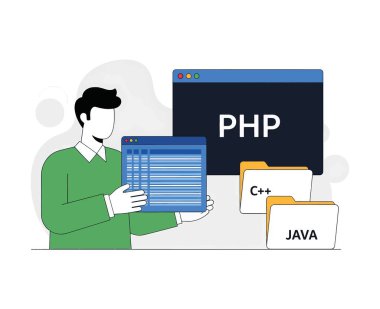 PHP Java ve C + dosyaları ile çalışan yazılım geliştiricisi