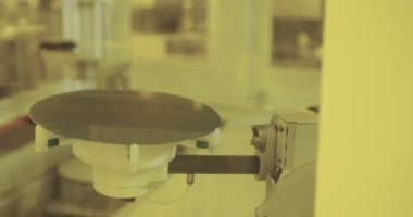 Silikon gofret üretim bir yarı iletken üretim tesisi