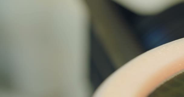 Gros plan d'une plaquette de silicium 