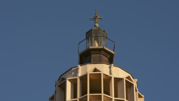 The basilica of the annunciation in Nazareth, Israel — Stock Video