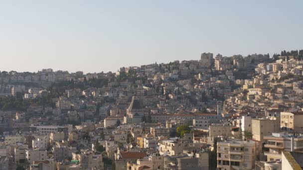 La Basílica de la Anunciación en Nazaret, Israel — Vídeos de Stock