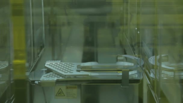 Silicon wafer tillverkning — Stockvideo