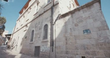 VIA Dolorosa eski şehir Kudüs içinde
