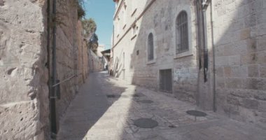 VIA Dolorosa eski şehir Kudüs içinde