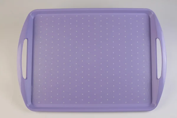 Renkli plastik tepsi 