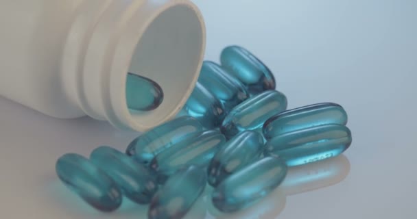 Close up shot of prescription drugs — Stock Video