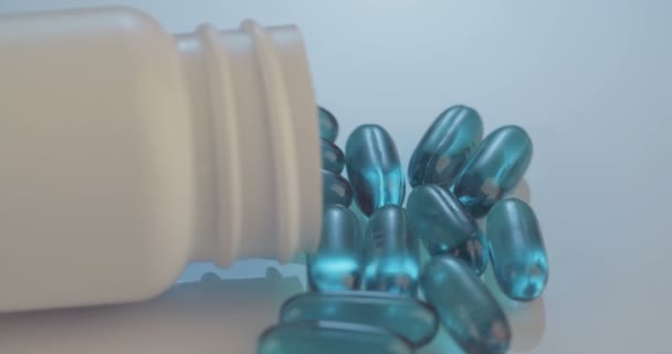 Close up tiro de medicamentos prescritos — Vídeo de Stock
