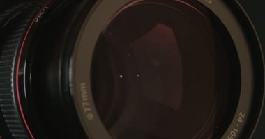 Makro çekim bir video zoom lens odaklama