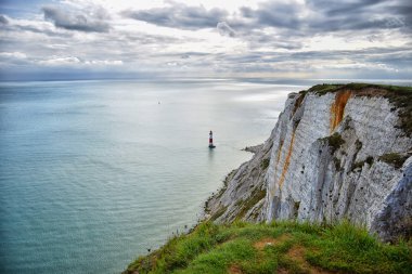 İngiltere'de manzara uçurum