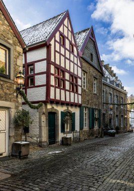 Almanya 'nın NRW kentindeki Stolberg şehrinin güzel manzarası