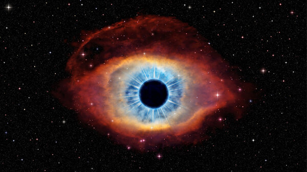 Eye of God in nebula Helix