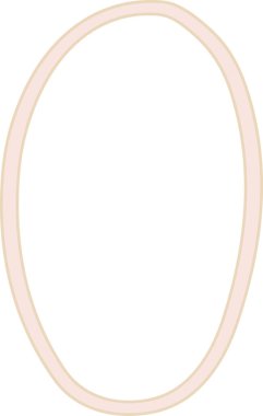 Düz olmayan elle çizilmiş oval çerçeve çift vuruş ve fotoğraf ya da metin için cömert beyaz alan. Odaklanma, vurgulama, sınır ve markalaşma veya selamlama vurgusu sembolü. Çizgi film vektör illüstrasyonu.