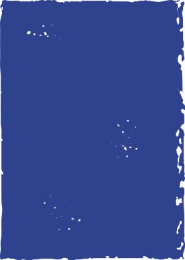 Kaba kenarı ve boya sıçraması olan bir çerçeve, gergin kenar ve fotoğraf için boş merkez. Ham enerjinin, retro titreşimin ve poster için kentsel dokunun sembolü. Çizgi film vektör illüstrasyonu.