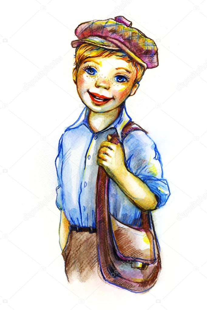 One Happy Schoolboy In A Cap With A Bag White Background Retro Style Pencil Drawing Stock Photo Image By C Savelieva Arisha Ya Ru One Happy Schoolboy In A Cap With A Bag White Background Retro Style Pencil Drawing Stock Photo Image By C Savelieva Arisha Ya Ru