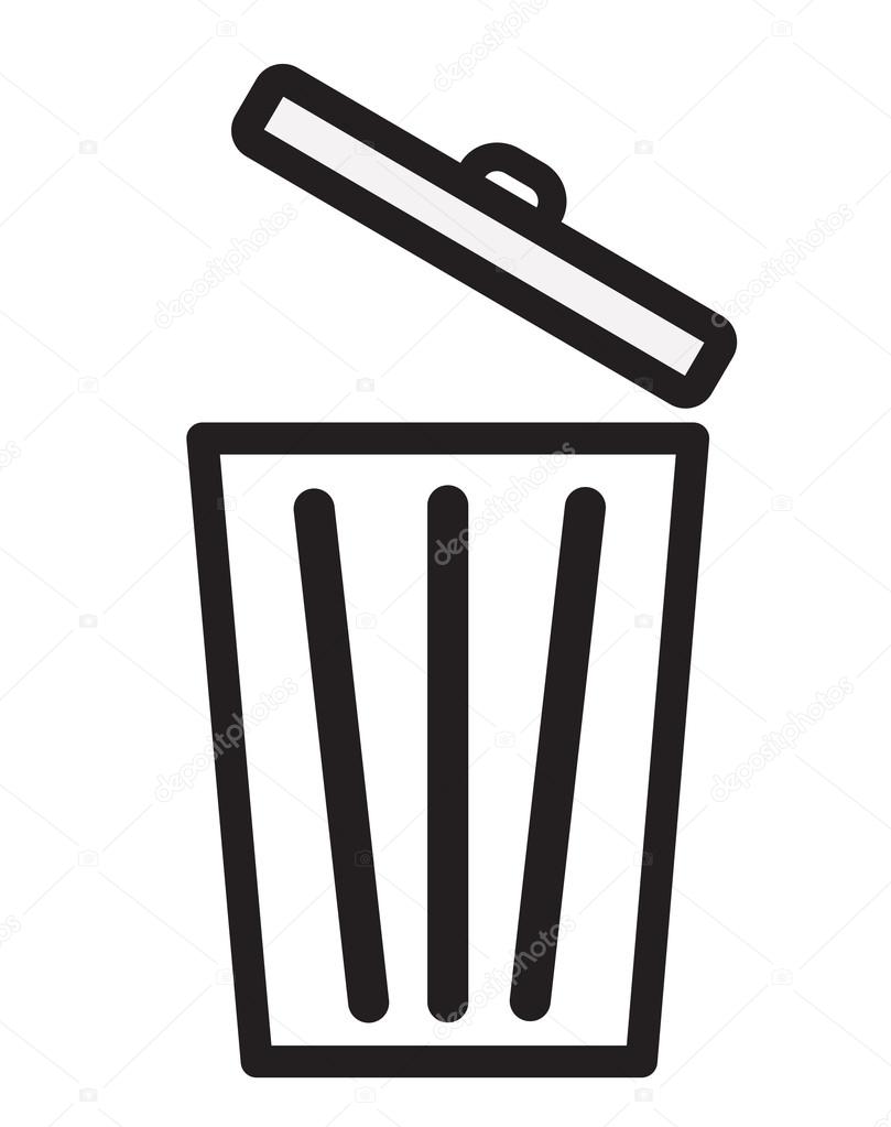 Trash icon, Bin icon ⬇ Vector Image by © drsuthee.hotmail.com | Vector  Stock 121739470