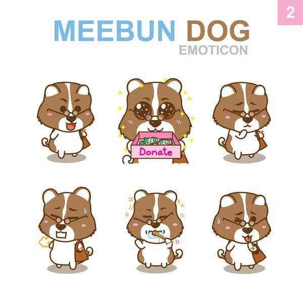 Şirin surat tasarım - köpek Set