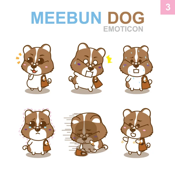Şirin surat tasarım - köpek Set