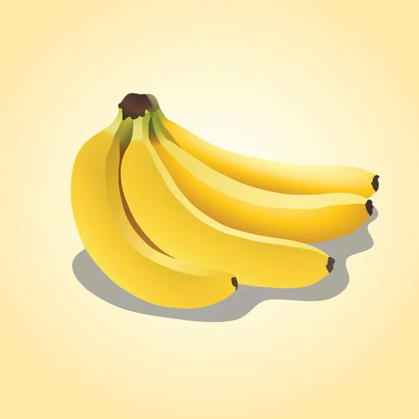 Ilustración vectorial - Banana — Vector de stock